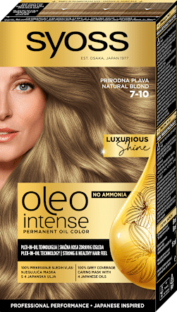 Barva za lase 7-10 Naravno Blond syoss Oleo Intense