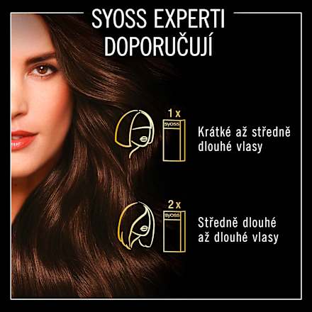 barva na vlasy Čokoládově hnědý 4-86 Syoss Oleo Intense