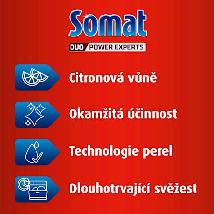 osvěžovač do myčky Deo Duo Perls s vůní citronu a pomeranče Somat