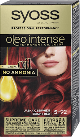 Farba do włosów 5-92 Jasna Czerwień Syoss Oleo Intense
