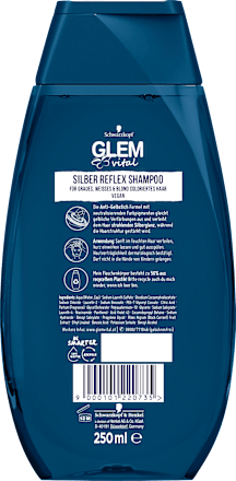 Silber Reflex Anti-Gelbstich Shampoo Schwarzkopf GLEM vital