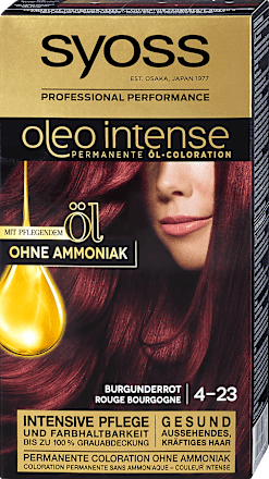 Permanente Öl-Coloration - Nr. 4-23 Burgunderrot Syoss Oleo Intense