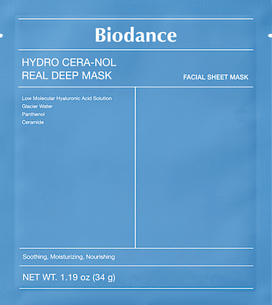 Gélová pleťová maska Hydro Cera-Nol - Real Deep Mask Biodance