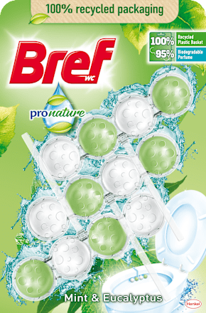 WC obešanka Power Aktiv Mint Eucalyptus Bref