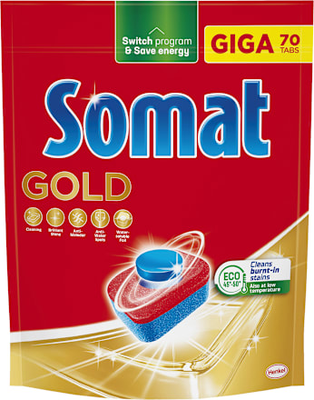 GOLD GIGA - tablete za mašinsko pranje posuđa Somat