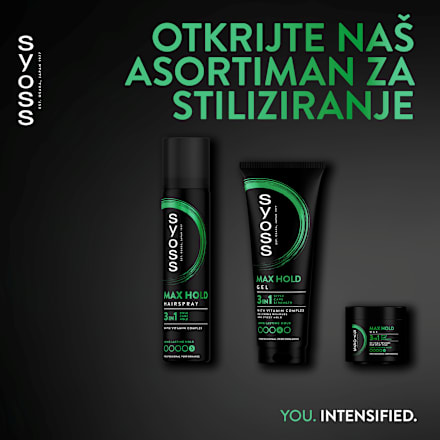 Max Hold lak za kosu – snaga učvršćivanja 5 syoss
