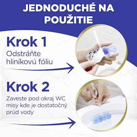 Gélový WC blok All in 1 Artic Ocean Bref