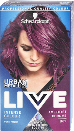 Farba do włosów Urban Metallics Intense Colour U69 Amethyst Chrome Schwarzkopf LIVE
