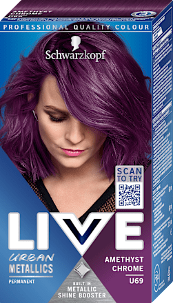 LIVE barva na vlasy Amethyst Chrom U69 Schwarzkopf LIVE