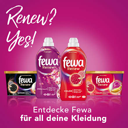 Renew & Blütenrausch Waschmittel Fewa