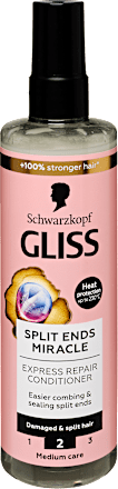 Expressz balzsam Split Ends Miracle, sérült és töredezett végű hajra Schwarzkopf GLISS