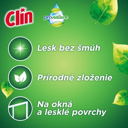 Čistiaci prostriedok na okná ProNature Clin