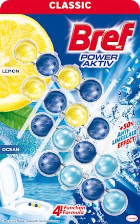 Odorizant toaletă Power Aktiv lemon și ocean Bref