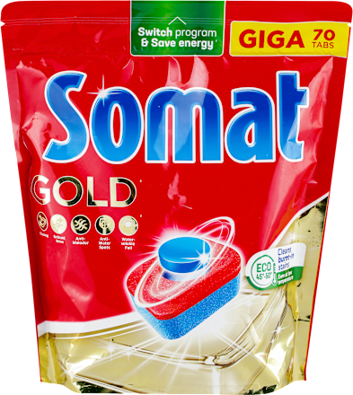 GOLD GIGA - tablete za mašinsko pranje posuđa Somat