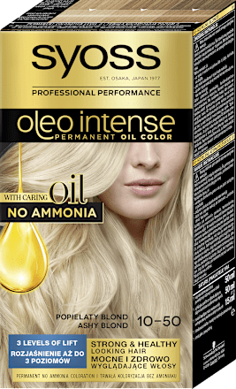 Farba do włosów 10- Popielaty Blond Syoss Oleo Intense