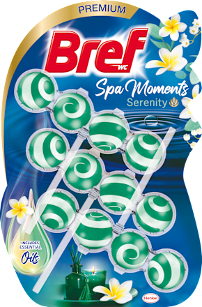 Тоалетно блокче Spa Moments Serenity, 3x50 g Bref