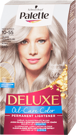 Vopsea permanentă 240/10-55 Blond Rece Prăfuit Palette DELUXE