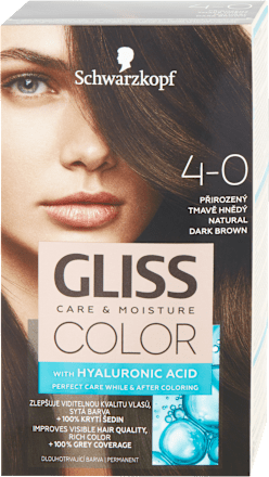 Barva za lase 4 Naravna Temno Rjava Schwarzkopf Gliss Color