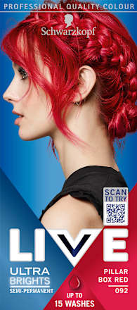 Ultra Brights Semi-permanente Tönung - Nr. 092 Pillar Box Red Schwarzkopf LIVE