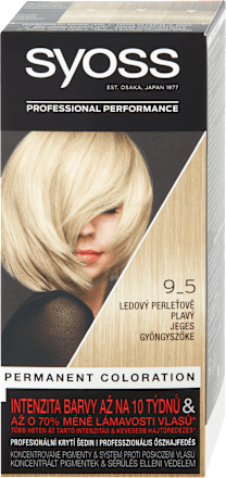 Trajno obstojna barva za lase 9-5 ledeno biserno blond syoss