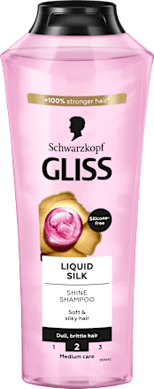 Šampón na mdlé a krehké vlasy Liquid Silk Schwarzkopf GLISS