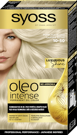 Farba na vlasy - 10-50 popolavá blond Syoss Oleo Intense