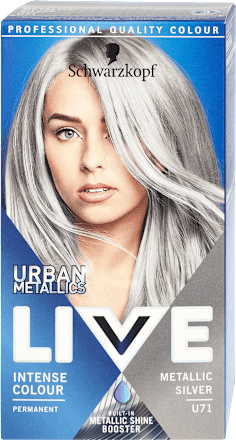 Farba do włosów Urban Metallics Intense Colour U71 Metallic Silver Schwarzkopf LIVE