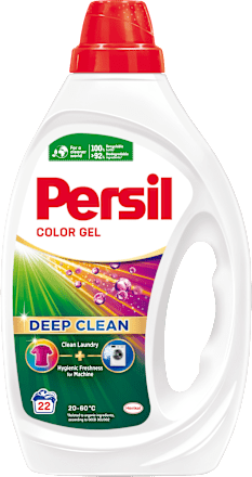 Гел за цветно пране Color Deep Clean, 22 пранета Persil
