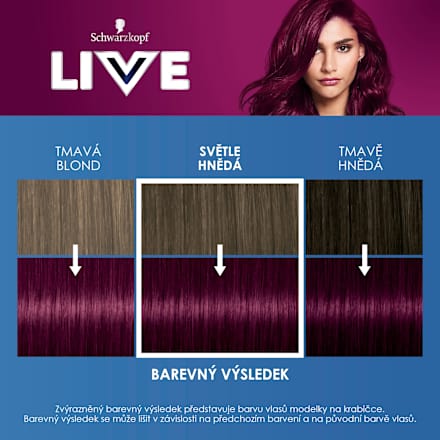 LIVE barva na vlasy Ultra Violet L76 Schwarzkopf LIVE