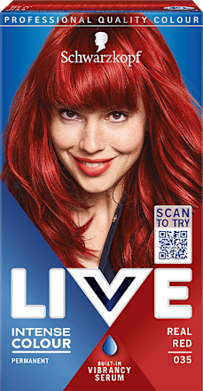 Перманентна боя за коса Intense Color - Nr. 035 Ярко Червен Schwarzkopf LIVE