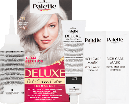 barva na vlasy Ledový stříbrný U71 Palette DELUXE