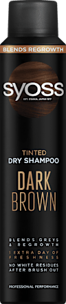 Сух шампоан за тъмна коса syoss