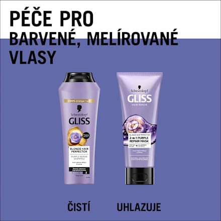 šampon na vlasy Blonde Perfector Schwarzkopf GLISS