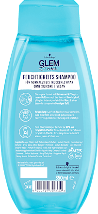 Feuchtigkeitsshampoo Anti-Trocken-Effekt & Glanz Schwarzkopf GLEM vital