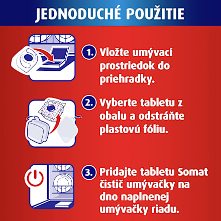 Čistič umývačky riadu v tabletách Duo Power Experts Somat