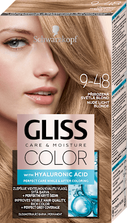 Боя за коса Care & Moisture - Nr. 9-48 Светло рус Schwarzkopf Gliss Color
