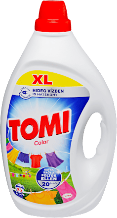 Mosógél színes ruhákhoz XL 55 mosás Tomi