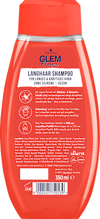 Shampoo Hibiskus und Rosmarin Schwarzkopf GLEM vital