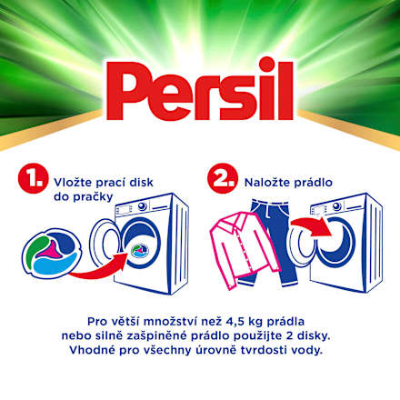 prací kapsle Discs 4 v 1 Color Deep Clean Persil