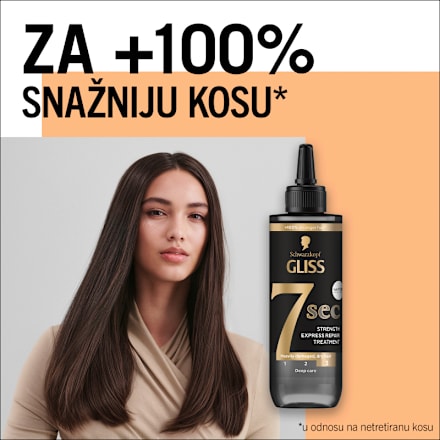 Express Repair Treatment 7sec –  tretman za oštećenu kosu Schwarzkopf GLISS