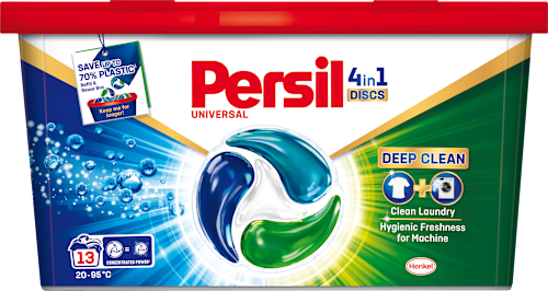 Дискове за бяло пране Universal Deep Clean, 13 пранета Persil