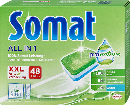 Pro Nature All-in-1 Geschirrspültabs Somat