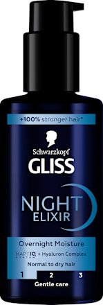 Еликсир за коса с хидратиращо действие Night Elixir Schwarzkopf GLISS