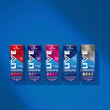 LIVE Drops barva na vlasy Crystal Blue Schwarzkopf LIVE