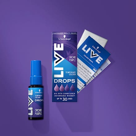 LIVE Drops barva na vlasy Orchid Purple Schwarzkopf LIVE