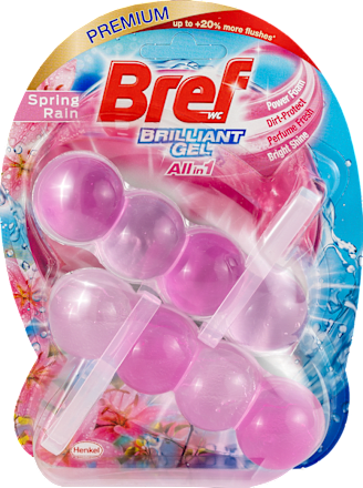 Brilliant Gel osvježivač wc školjke Spring Rain Bref