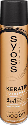 Hajlakk Keratin 3in1, 4-es erősségű tartás syoss