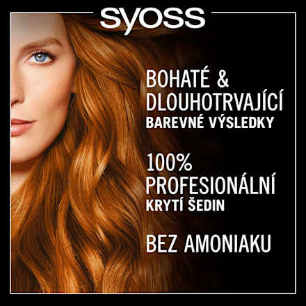 barva na vlasy Zářivě Měděný 7-77 Syoss Oleo Intense
