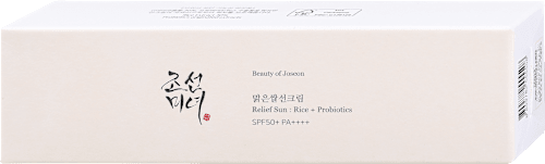 Krema za zaščito pred soncem Relief Sun: Rice + Probiotics, SPF 50+ PA++++ Beauty of Joseon