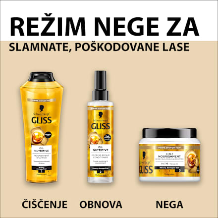Balzam v spreju Oil Nutritive Schwarzkopf GLISS